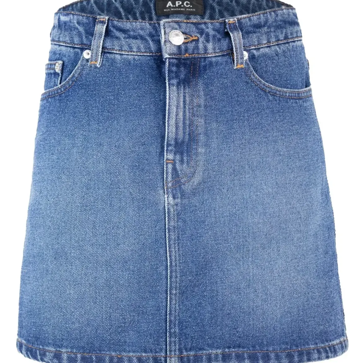 A.P.C. Minirock Moss Blau Minirock