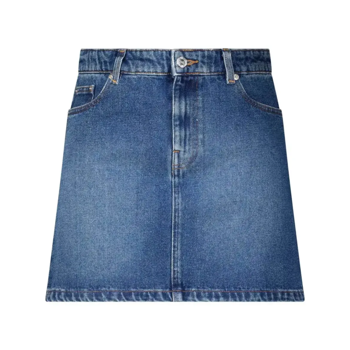 A.P.C. Minirock Moss Blau Minirock
