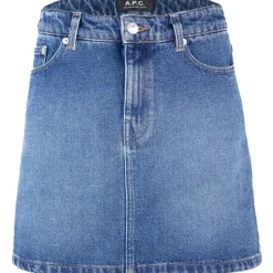 A.P.C. Minirock Moss Blau Minirock