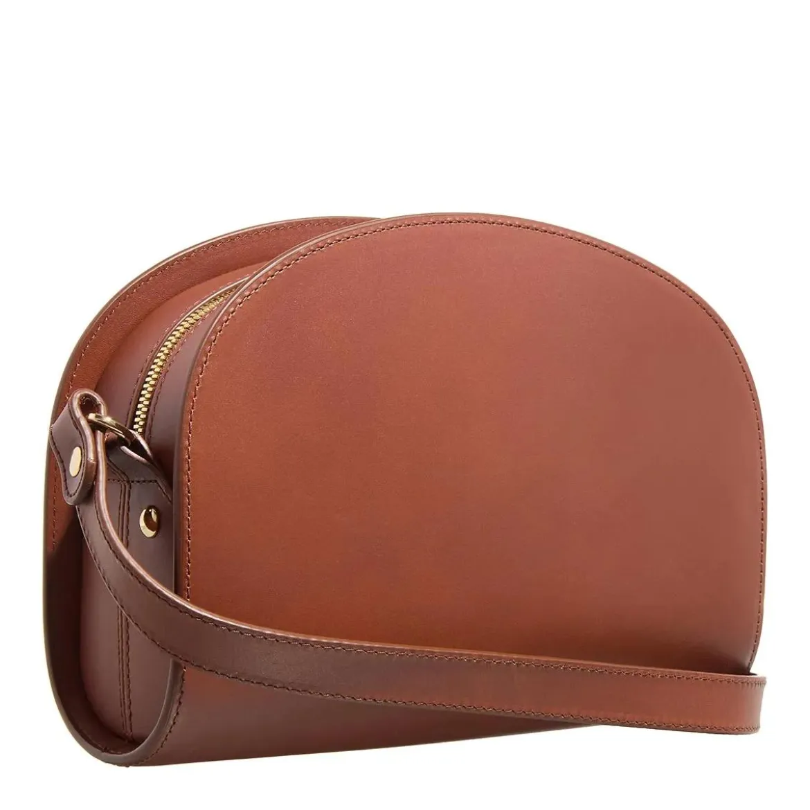 A.P.C. PXAWV-F61048 Cad Hazelnut Crossbody Bag