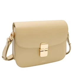 A.P.C. Sac Grace Small Bar Cashew Crossbody Bag