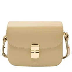 A.P.C. Sac Grace Small Bar Cashew Crossbody Bag