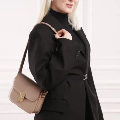 A.P.C. Sac Grace Small Beige Pink Crossbody Bag