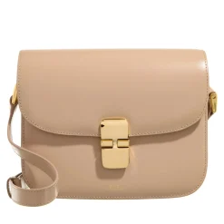 A.P.C. Sac Grace Small Beige Pink Crossbody Bag