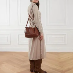 A.P.C. Sac Ninon Hazelnut Crossbody Bag