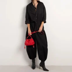 A.P.C. Sac Ninon Mini Gaa Red Crossbody Bag