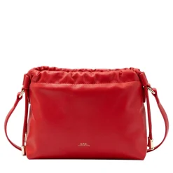 A.P.C. Sac Ninon Mini Gaa Red Crossbody Bag