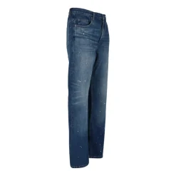 A.P.C. Straight Fit Jeans im Vintage-Look Blau Straight Leg Jeans