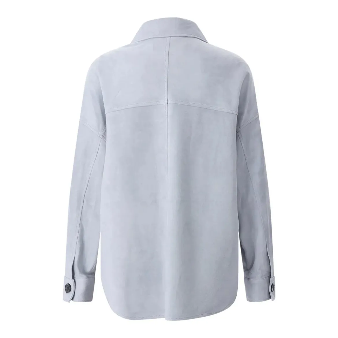 Arma Jacke Kaylee aus Veloursleder blau Lederjacke