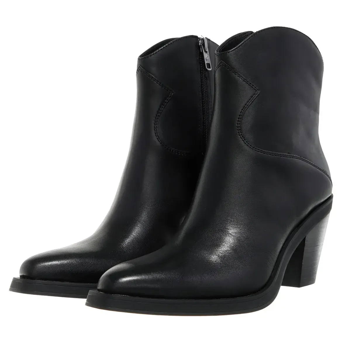 Ash Judy01 Black Cowboy-Stiefel