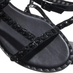 Ash Playbis05 Black Römersandalen
