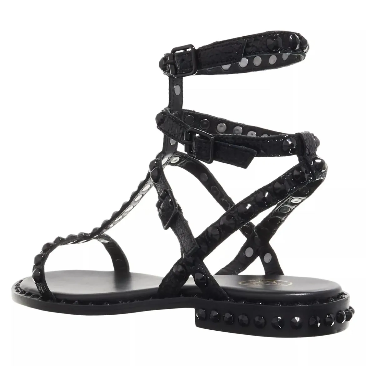 Ash Playbis05 Black Römersandalen