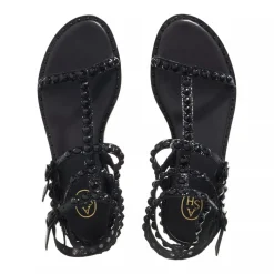 Ash Playbis05 Black Römersandalen
