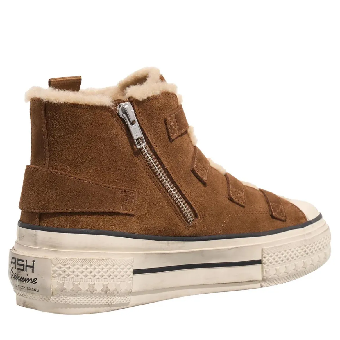 Ash Ranbowfur01 Calf Suede Land High-Top-Sneaker