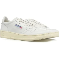 Autry International Sneaker Medalist aus Leder Weiß Low-Top-Sneaker