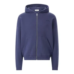 Autry International Sweatshirtjacke aus Baumwolle blau Übergangsjacke