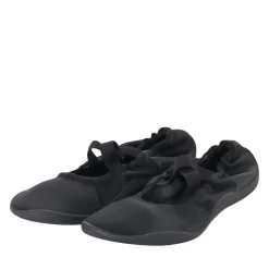 Balenciaga Ballerinas Shibuya mit Logo schwarz Schnürschuhe