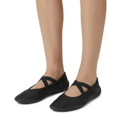 Balenciaga Ballerinas Shibuya mit Logo schwarz Schnürschuhe