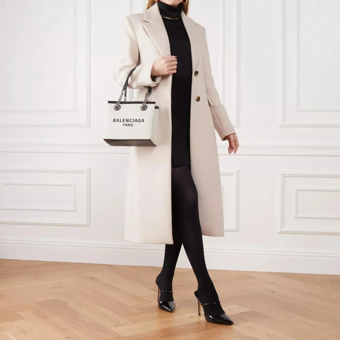 Balenciaga Duty Free Tote M Beige Shopper