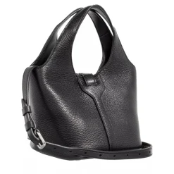 Balenciaga Locker Handbag Leather Black Bucket Bag