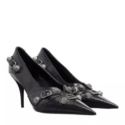 Balenciaga Womens Cagole 90mm Pump Black Pumps