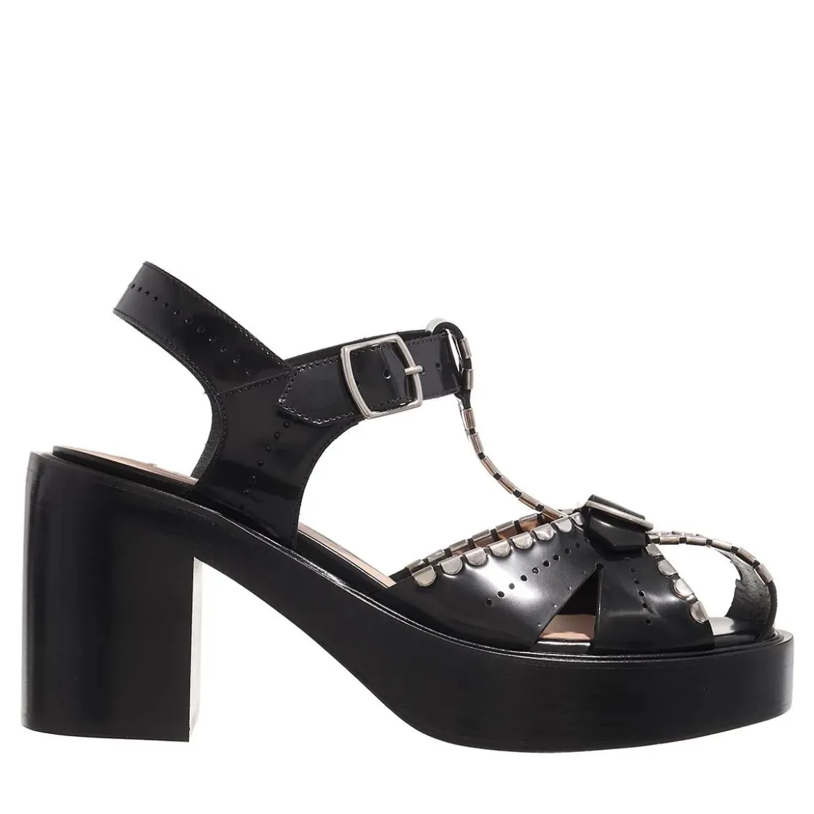 Bally Pasely 85-Studs Black Sandalen