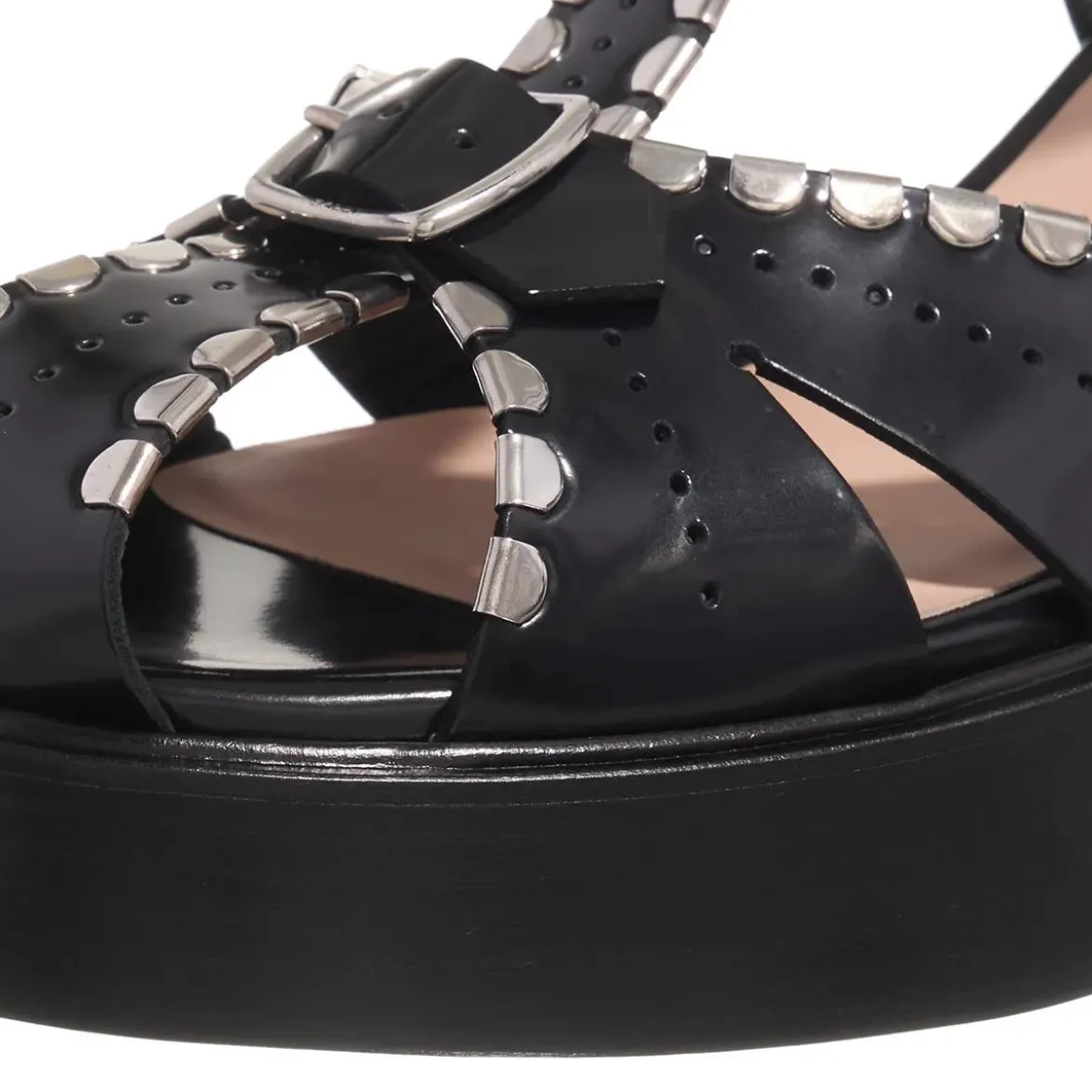 Bally Pasely 85-Studs Black Sandalen