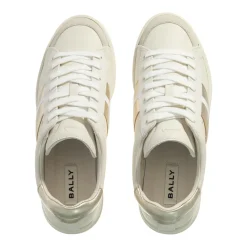 Bally Thiago-W White/Gold Low-Top-Sneaker