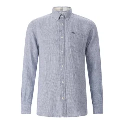 Barbour Hemd Linton aus Leinen beige Hemd