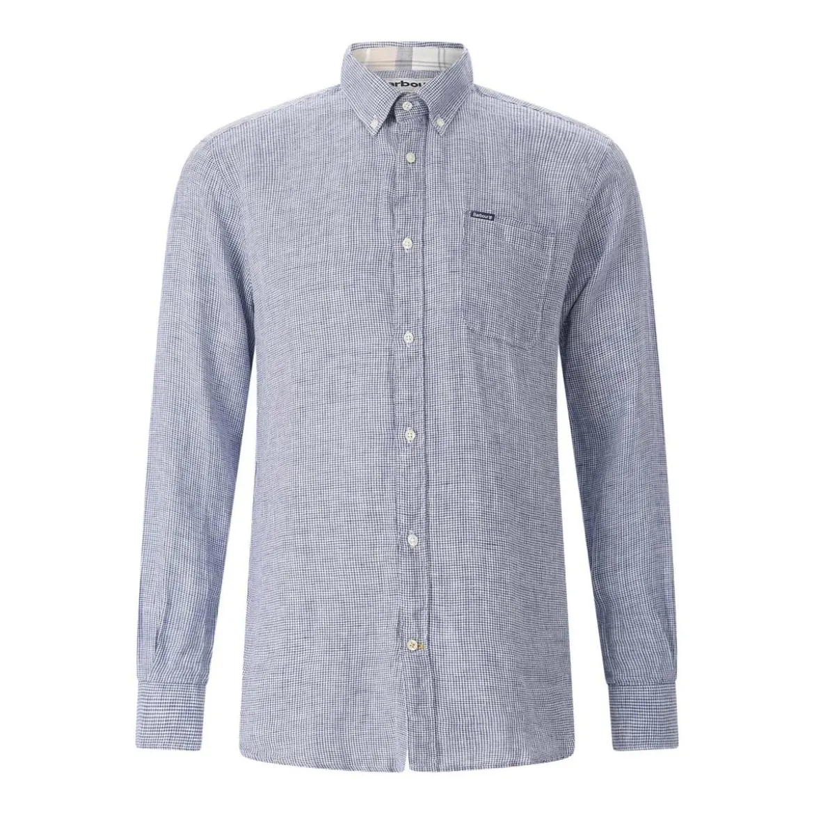 Barbour Hemd Linton aus Leinen beige Hemd