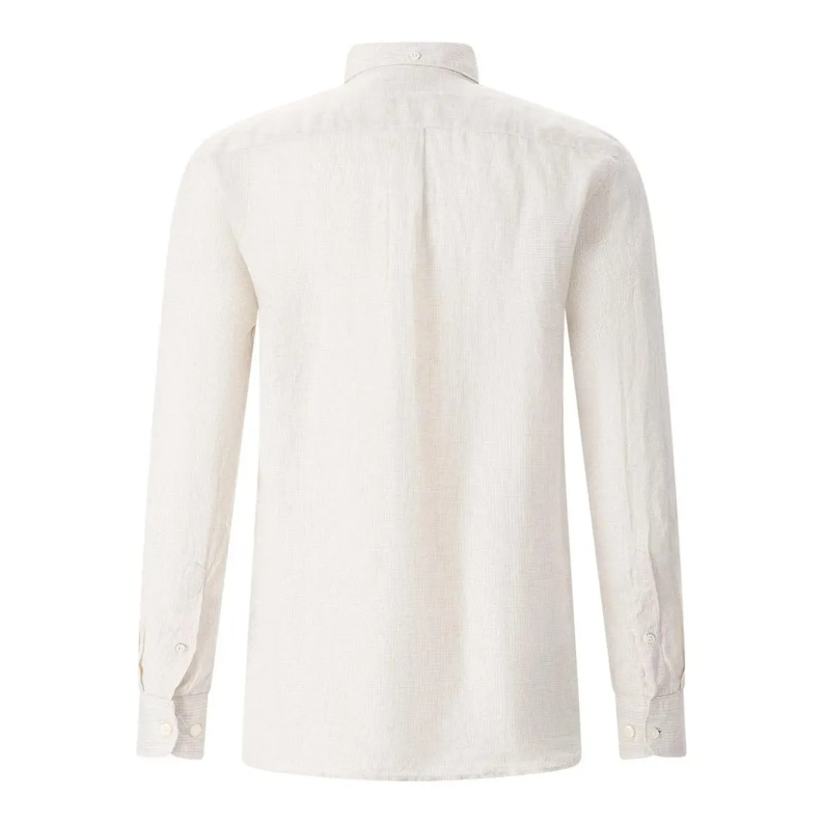 Barbour Hemd Linton aus Leinen beige Hemd
