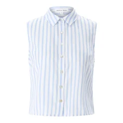 Bella Dahl Gestreifte Bluse blau Bluse