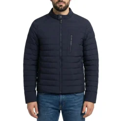 Belstaff Jacke mit Logo blau Daunenjacke