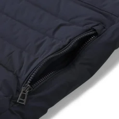 Belstaff Jacke mit Logo blau Daunenjacke