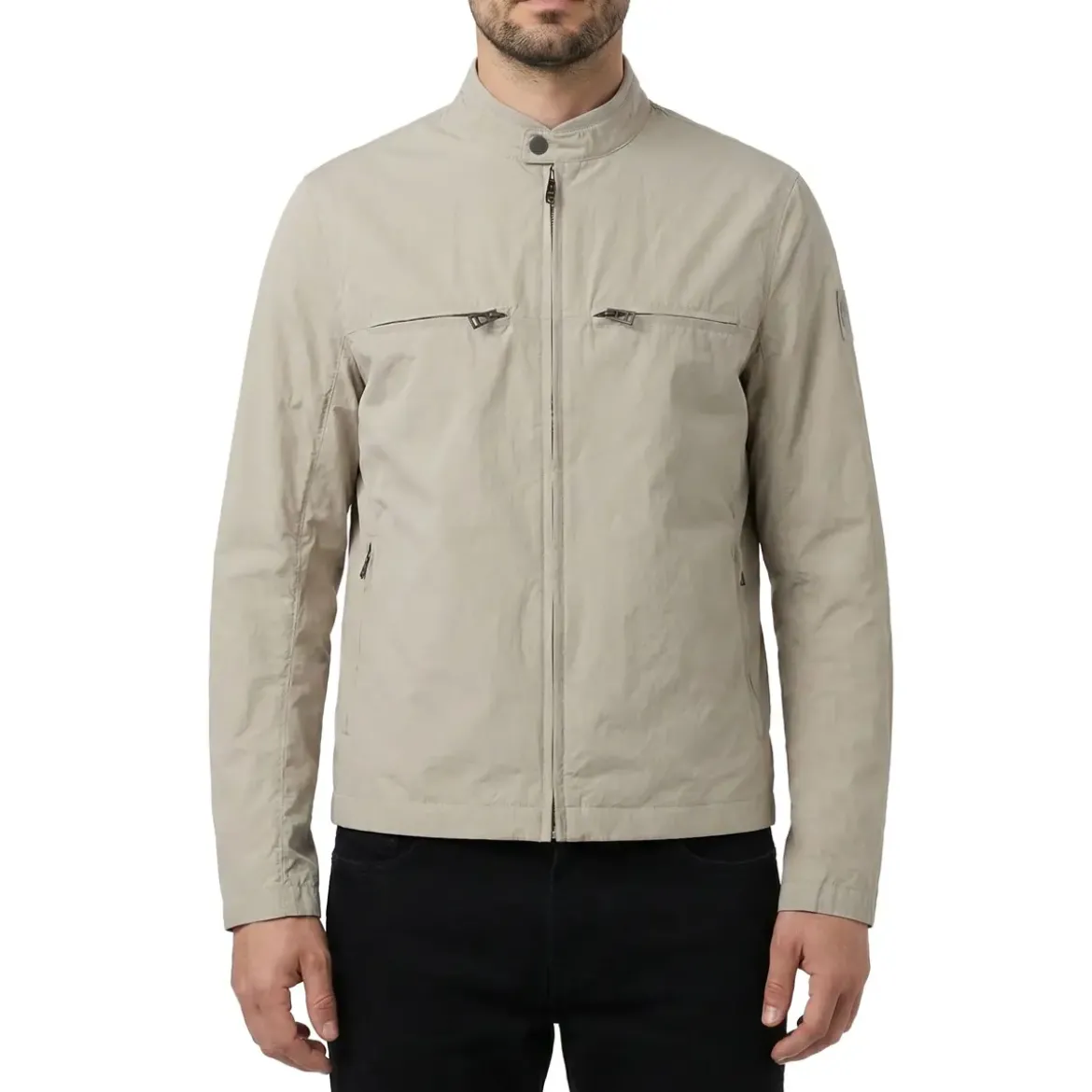 Belstaff Jacke mit Logo braun Übergangsjacke