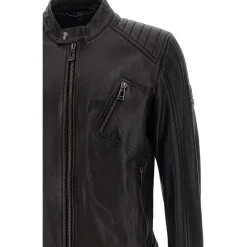 Belstaff Jackets Black Schwarz Lederjacke