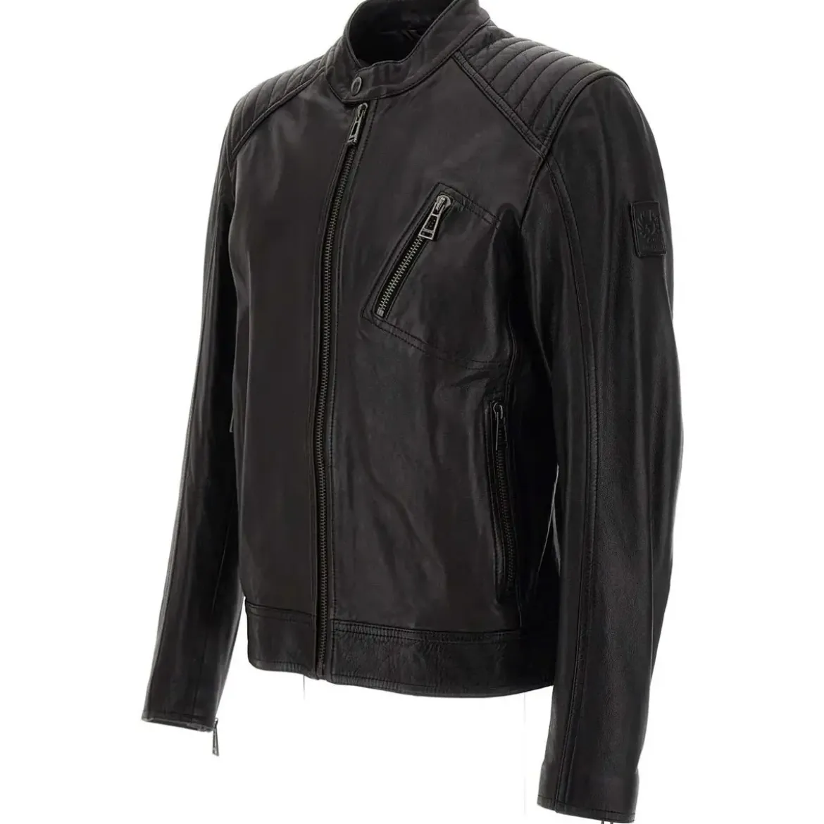Belstaff Jackets Black Schwarz Lederjacke