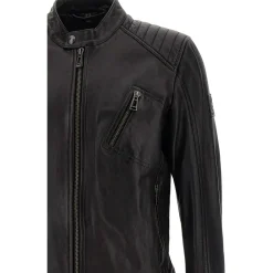 Belstaff Jackets Black Schwarz Lederjacke