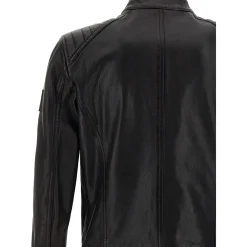 Belstaff Jackets Black Schwarz Lederjacke