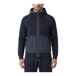 Belstaff Strickjacke mit Logo blau Übergangsjacke