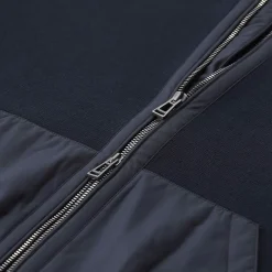 Belstaff Strickjacke mit Logo blau Übergangsjacke