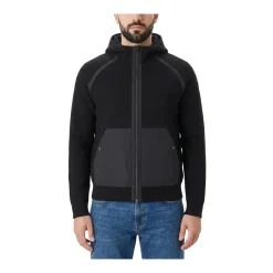 Belstaff Strickjacke mit Logo blau Übergangsjacke