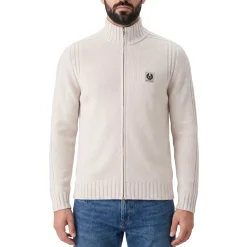 Belstaff Strickjacke Watch aus Wolle beige Strickjacke