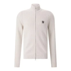 Belstaff Strickjacke Watch aus Wolle beige Strickjacke