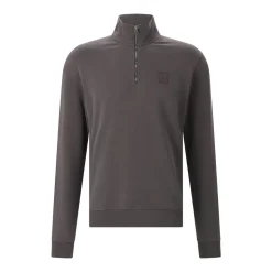 Belstaff Sweatshirt mit Reißverschlusskragen grün