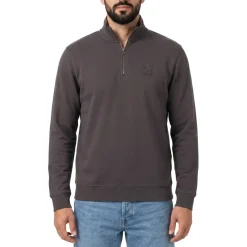 Belstaff Sweatshirt mit Reißverschlusskragen grün
