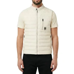 Belstaff Weste mit Logo weiß Weste