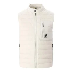 Belstaff Weste mit Logo weiß Weste