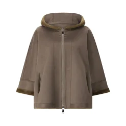 Betta Corradi Wendejacke mit Kapuze grau Übergangsjacke