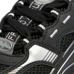 Buffalo Cld Run Jog Black/Silver Low-Top-Sneaker